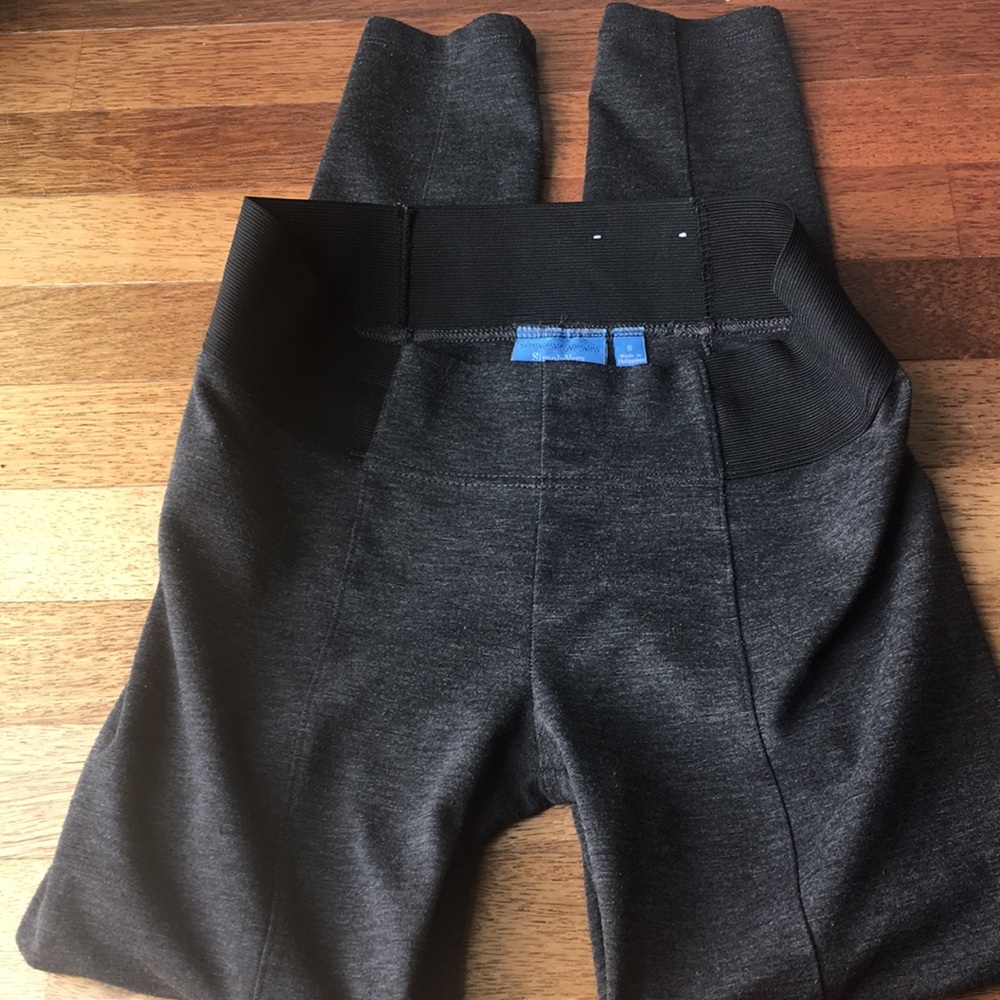 Gray stretchy pants